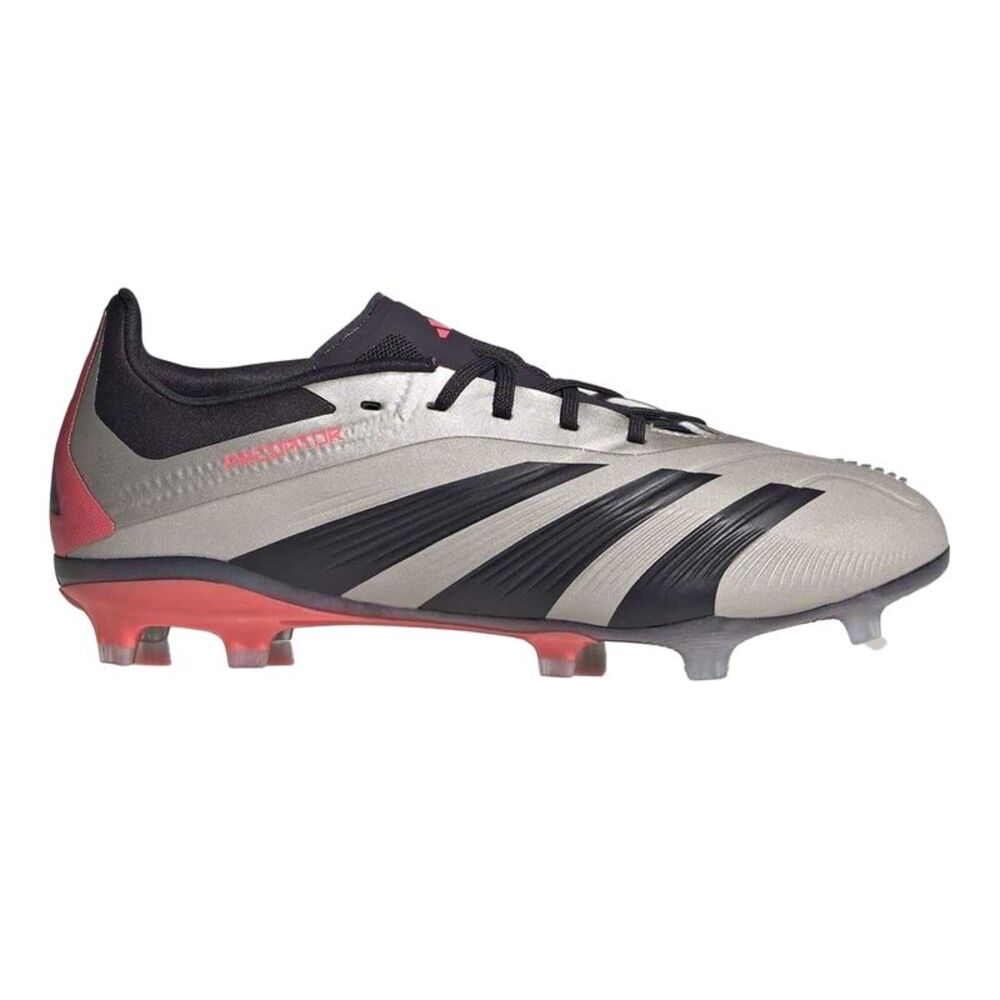 Adidas Childrens/Kids Predator 24 Firm Ground Football Boots / Silver/Black